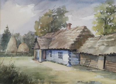 Zabudowania ze skansenu W. Siemiona,2015