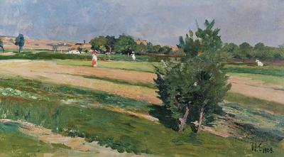 Pejzaż wiejski, 1909