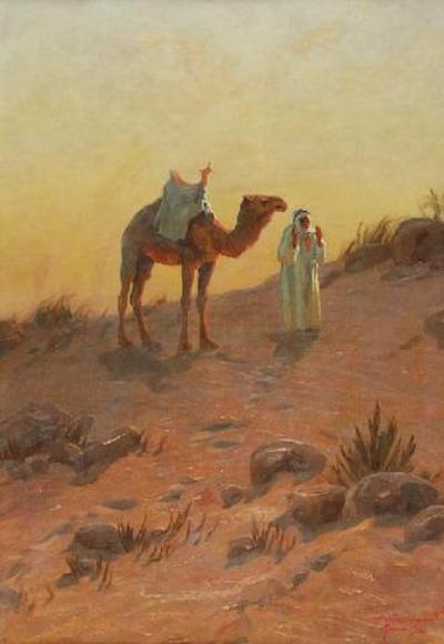 Na pustyni w okolicach Mann w Jordanii