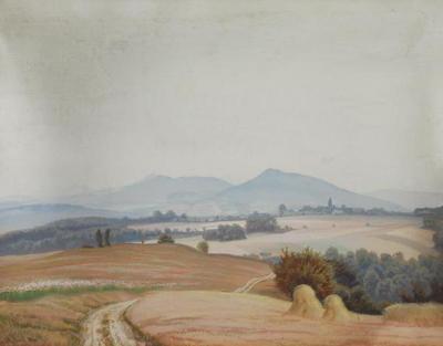 Pejzaż letni z górami, 1935
