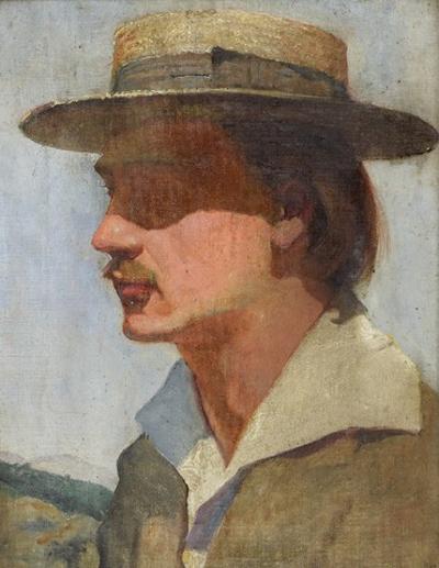 Portret mężczyzny w kapeluszu - Autoportret?, ok. 1920