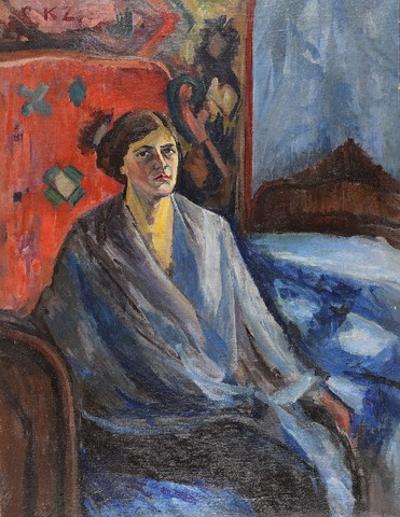Portret we wnętrzu - Portret żony