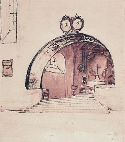 Motyw architektoniczny, 1916