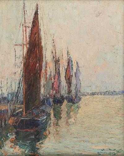 Port w Ostendzie, 1925