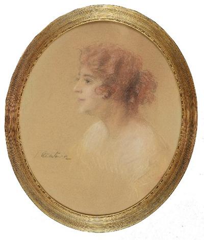 Portret kobiety z profilu, ok. 1925