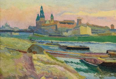 Widok na Wawel, 1940