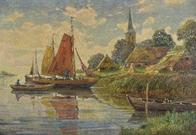 Nad brzegiem rzeki, 1945