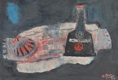 Martwa natura z butelką, 1966