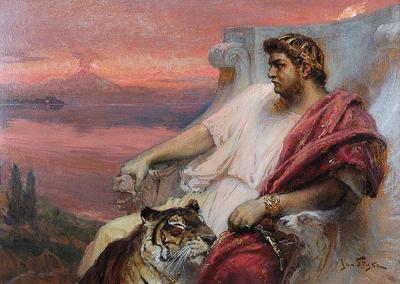 Neron w Baiae, ok. 1900