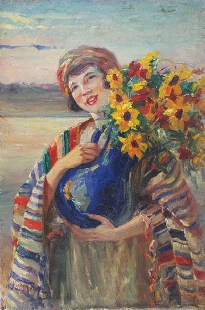 Kwiaciarka, ok. 1924