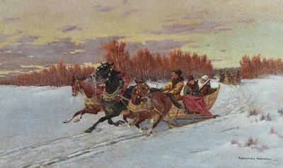 Na saniach