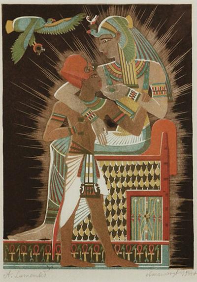 Izyda i Horus, 1934