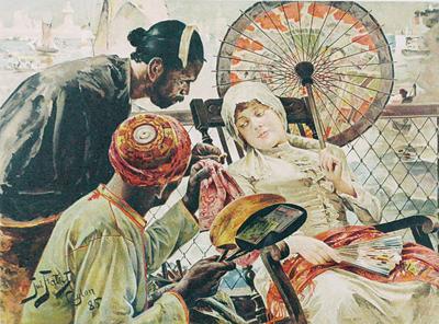 Na statku, 1887