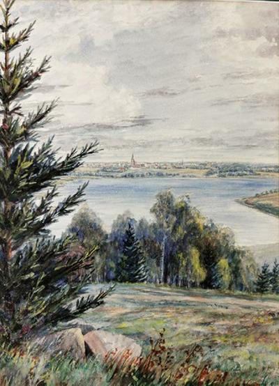 Panorama Ełku, 1932