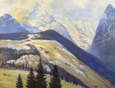 Pejzaż górski, 1922