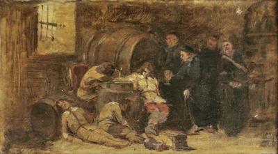 Po nadmiernej degustacji wina, lata 90. XIX w.