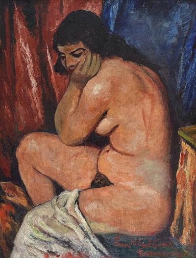 Akt kobiety, przed 1938