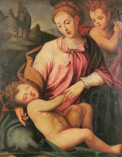 Madonna z Dzieciątkiem w typie manierystycznym