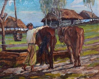 U wodopoju, 1922