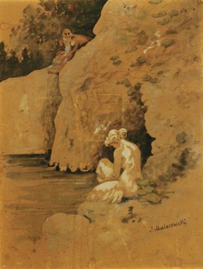 Nad rzeką, ok. 1880
