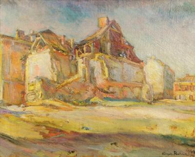 Widok miasteczka, 1944