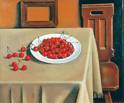Martwa natura z wiśniami, 1948