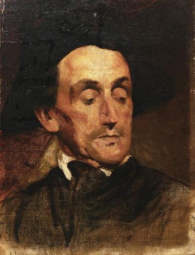 Portret aktora - studium, 1878