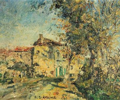 Domek przy drodze w Paestum, 1963