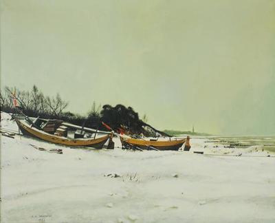 Mielno - Łodzie rybackie, 1981