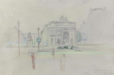 Łuk Triumfalny na Place du Carrousel w Paryżu, 1947