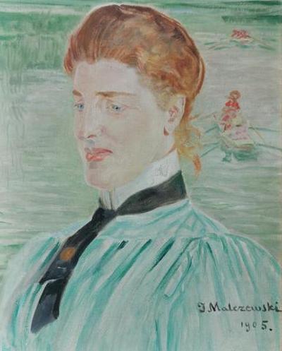 Portret kobiety z rudymi włosami, 1905