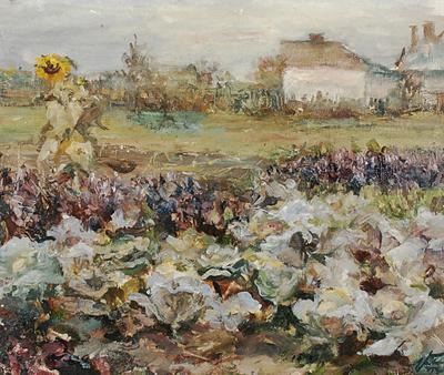 Pejzaż z polem, 1905