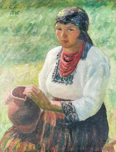 Wiejska dziewczyna z dzbanem, 1935