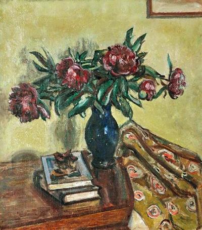 Kwiaty w wazonie, 1946