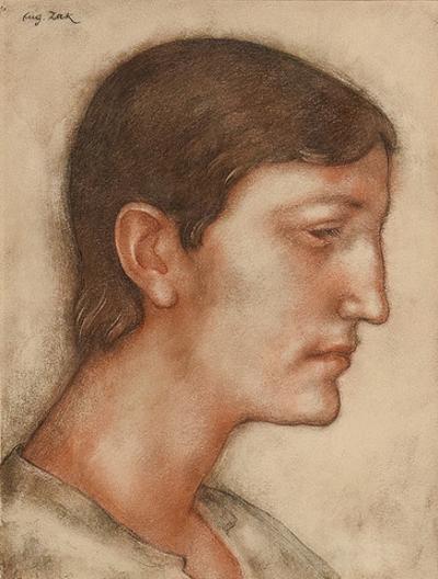 Portret mężczyzny z profilu, ok. 1920