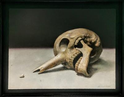 Czaszka Pinokia; z cyklu: Martwe natury - Czaszki, 2019