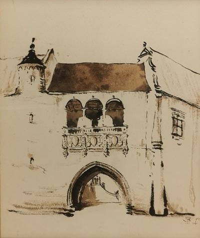 Brama wjazdowa (fantazyjna), 1916