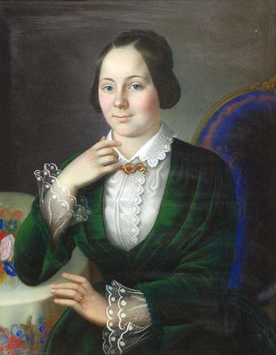 Portret młodej kobiety, 1859