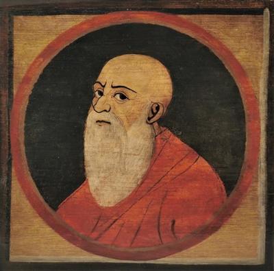 Portret mężczyzny [Portret epitafijny?, wizerunek nieokreślonego świętego?]
