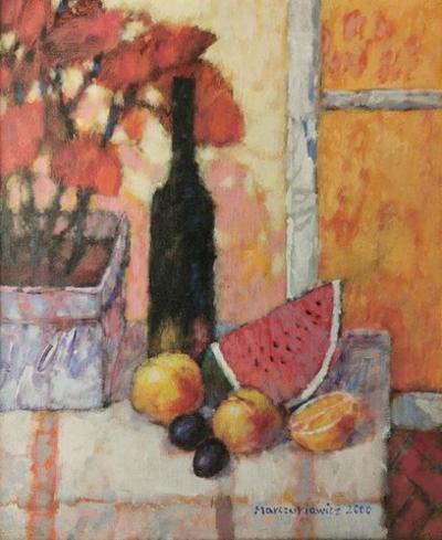 Martwa natura z arbuzem, 2000