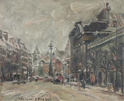Widok na Kolumnę Zygmunta, 1968