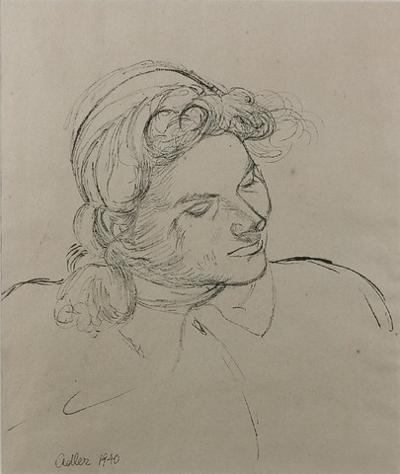 Głowa kobiety, 1940