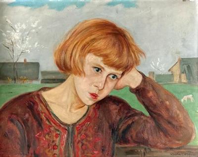 Zaduma wiosenna, ok. 1930