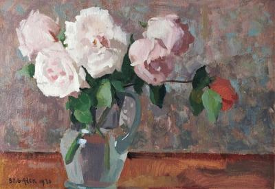 Róże w wazonie, 1936