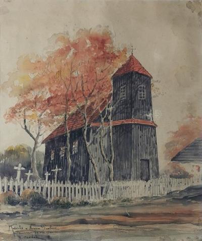 Kościółek w Nowym Gawłowie, 1921