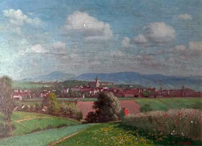Panorama Cieszyna, 1933