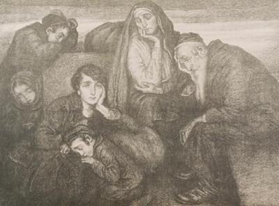 Bezdomni z teki "Pożegnanie z Golusem", 1910