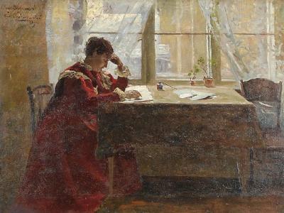 W domowym zaciszu, 1896
