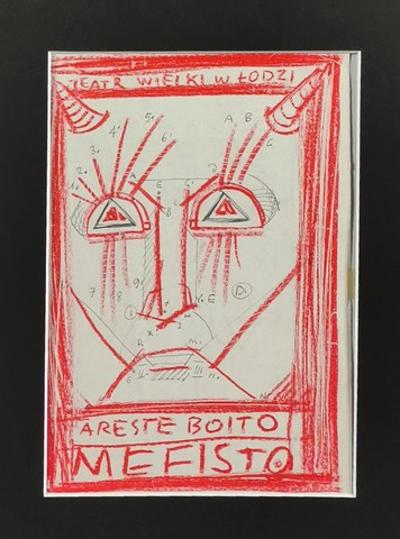 Mefisto, Projekt plakatu dla Teatru Wielkiego w Łodzi, lata 90. XX w.