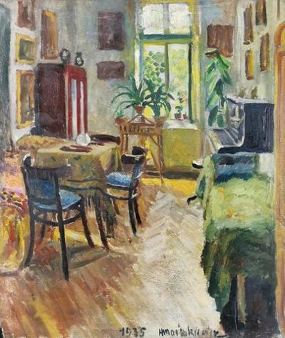 Wnętrze krakowskiej kamienicy, 1935